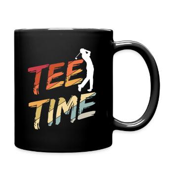 Golfplatz zum Golfen Golf - Tasse einfarbig - Schwarz - Rechts