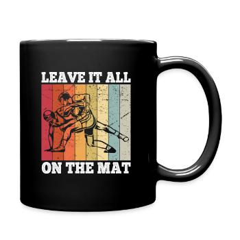 Grappling Martial Arts Wrestling - Tasse einfarbig - Schwarz - Rechts