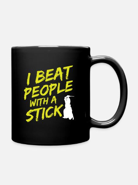 Japanischer Schwertkampf Kendo - Tasse einfarbig - Schwarz