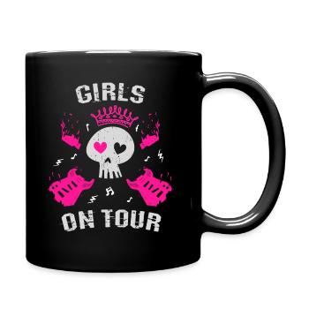 Mädels auf Tour - Tasse einfarbig - Schwarz - Rechts