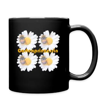 Gartenprinzessin - Tasse einfarbig - Schwarz - Rechts