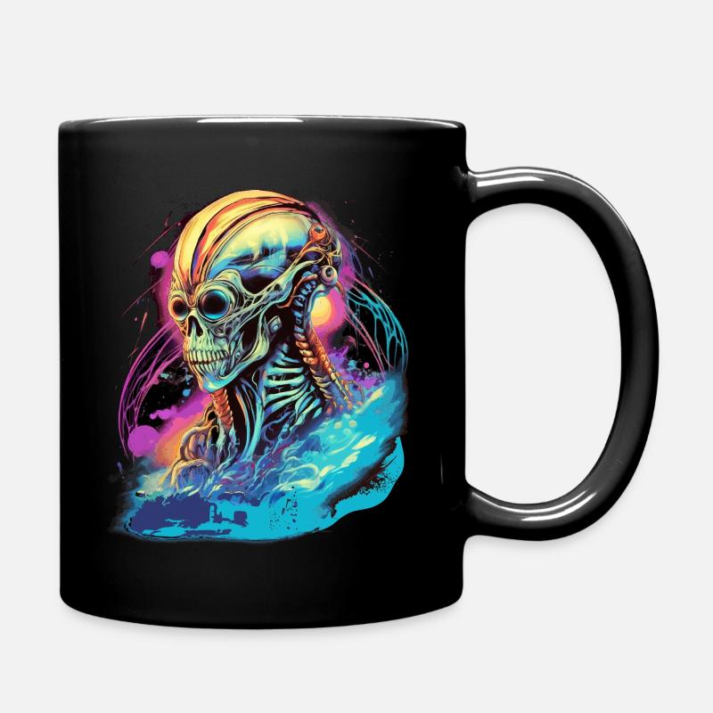 Science fiction - Maschine - Tasse einfarbig - Schwarz