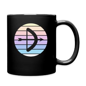 Archery Gift Saying Archery - Full Colour Mug - black - Right