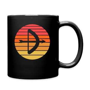 Archery Gift Saying Archery - Full Colour Mug - black - Right