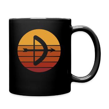 Archery Gift Saying Archery - Full Colour Mug - black - Right