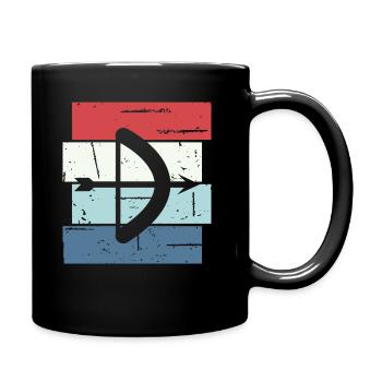 Archery Gift Saying Archery - Full Colour Mug - black - Right