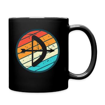 Archery Gift Saying Archery - Full Colour Mug - black - Right