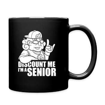 Pensioner Pension Funny - Full Colour Mug - black - Right