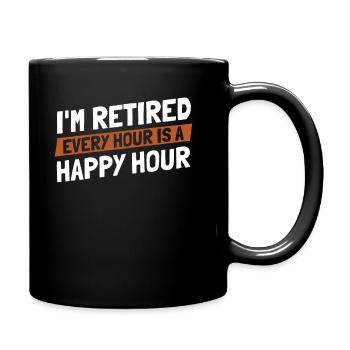 Pensioners Pension Pensioners - Full Colour Mug - black - Right