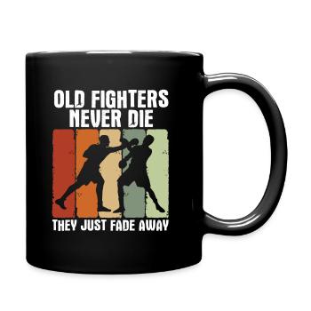 Boxsport Boxing - Tasse einfarbig - Schwarz - Rechts