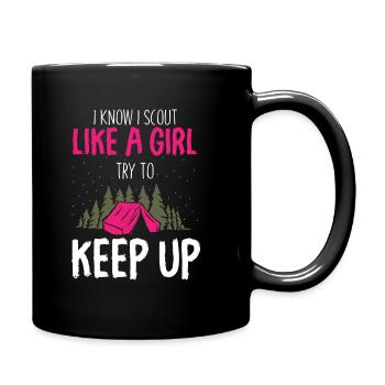 Boy Scout drôle - Mug uni - noir - Droite