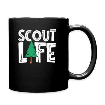 Vie scoute Vie scoute - Mug uni - noir - Droite