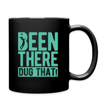 Volleyballer Spruch Für Volleyballspiel Volleyball - Tasse einfarbig - Schwarz - Rechts