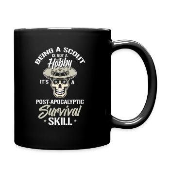 Boy Scout Skill - Full Colour Mug - black - Right