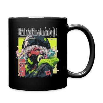 Otaku by day Manga - Full Colour Mug - black - Right