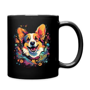 Corgi Dog Cadeau Dire - Mug uni - noir - Droite
