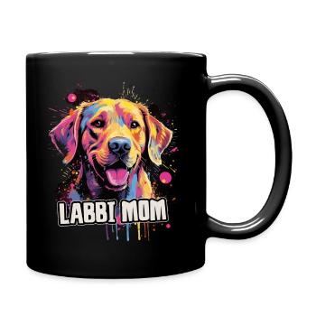 Labbi Hund Geschenk Spruch - Tasse einfarbig - Schwarz - Rechts