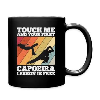 Capoeira - Tasse einfarbig - Schwarz - Rechts
