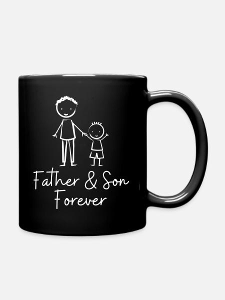 Père et fils - Mug uni - noir