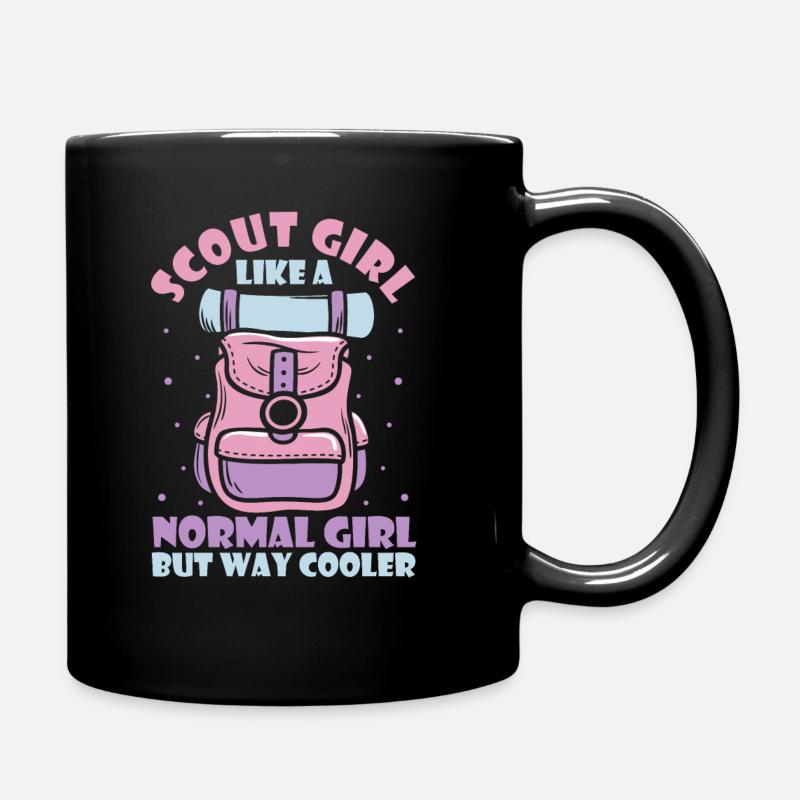 Fille scoute - Mug uni - noir