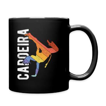 Capoeira - Tasse einfarbig - Schwarz - Rechts