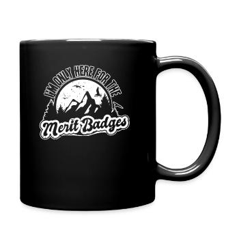 Boy Scout Badge - Full Colour Mug - black - Right