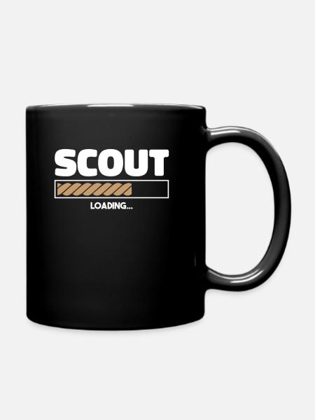 Pfadfinder - Tasse einfarbig - Schwarz