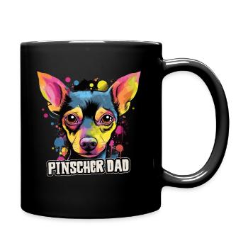 Pinscher Dog Gift Saying - Mug uni - noir - Droite