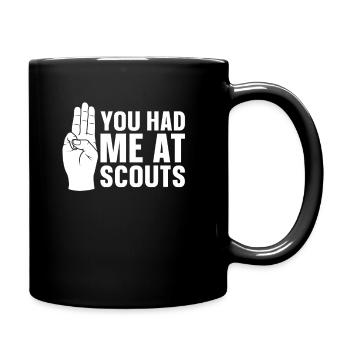 Éclaireur - Mug uni - noir - Droite