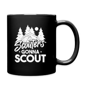 Boy Scout drôle - Mug uni - noir - Droite