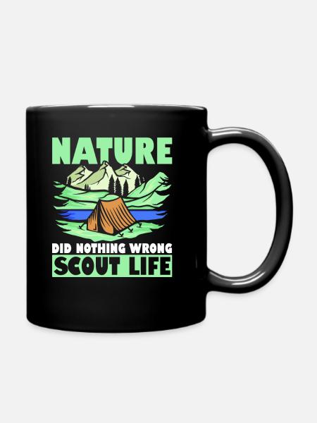 Boy Scouts Nature - Mug uni - noir