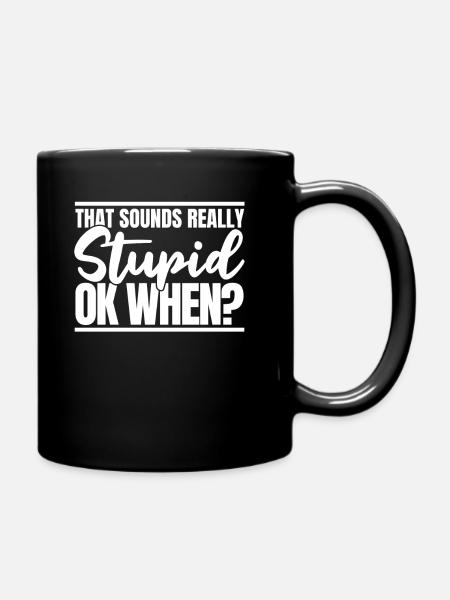 Humour noir - Mug uni - noir