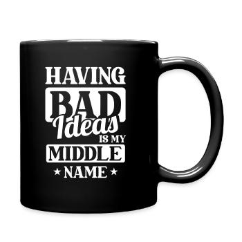 Black humor Funny - Full Colour Mug - black - Right
