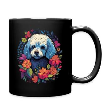 Bichon Frise Chien Cadeau - Mug uni - noir - Droite