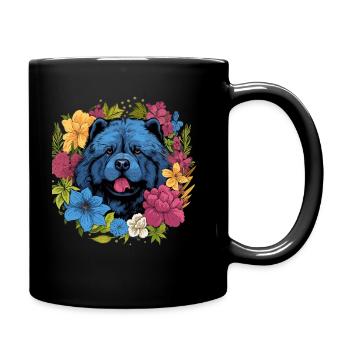 Chow Chow Chien Cadeau - Mug uni - noir - Droite