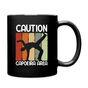 Capoeira - Tasse einfarbig - Schwarz - Rechts