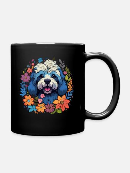 Havaneser Hund Geschenk - Tasse einfarbig - Schwarz