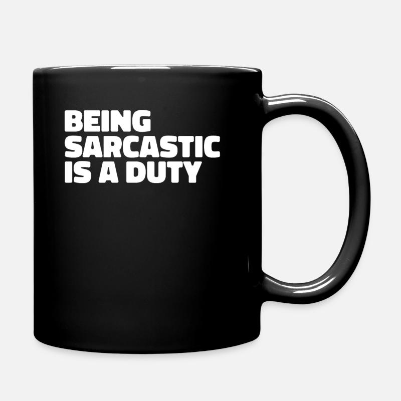 Humour noir sarcasme - Mug uni - noir
