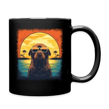 cute mammal cool joke water statement animal - Tasse einfarbig - Schwarz - Rechts