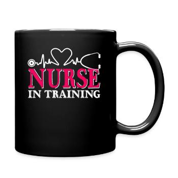 Nurse Nurse In Training - Full Colour Mug - black - Right