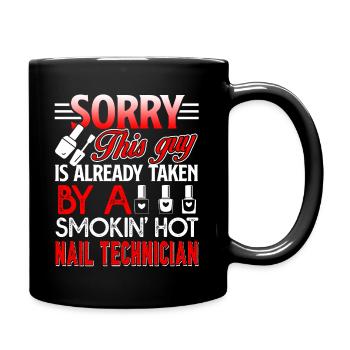 Nail Technician Taken By Nail Tech - Full Colour Mug - black - Right