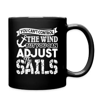 Sailor Sailor Can Adjust The Sails - Full Colour Mug - black - Right