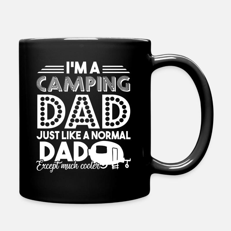 Camping Camping Dad Cooler - Full Colour Mug - black