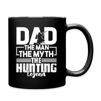 Hunting Dad The Myth The Hunting Legend - Full Colour Mug - black - Right