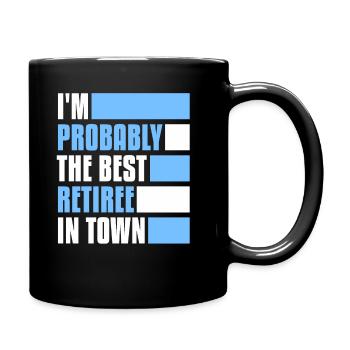 Pensioners pension best - Full Colour Mug - black - Right
