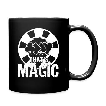 Poker Poker That's Magic Playing Cards - Full Colour Mug - black - Right