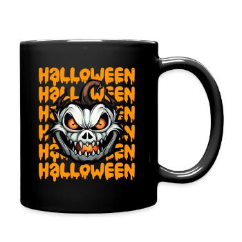 Design d’Halloween effrayant pour la prochaine fête - Mug uni - noir - Droite