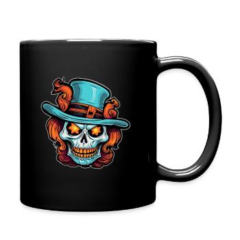Halloween Design gruselig für die nächste Party - Tasse einfarbig - Schwarz - Rechts