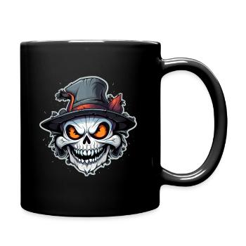 Halloween Design gruselig für die nächste Party - Tasse einfarbig - Schwarz - Rechts