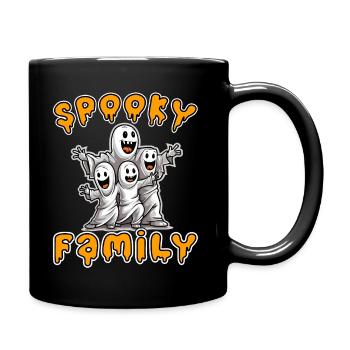 Halloween Spooky Family pour la prochaine fête - Mug uni - noir - Droite